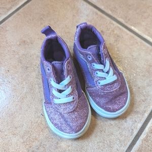 🛍️ 2 for $30 🛍️ Toddler Purple Sparkle Vans - Size 5